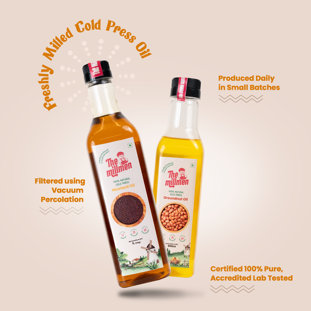 Cold Press Yellow Mustard Oil (Freshly Pressed)